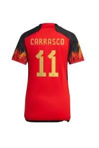 Belgia Yannick Carrasco #11 Fotballdrakt Hjemme Klær Dame VM 2022 Korte ermer